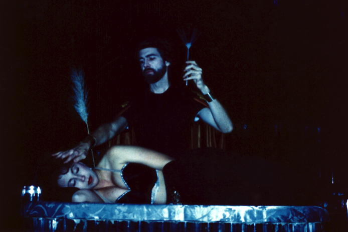 Oberon enchanting 
                  Tytania, Classic TheaterWorks, directed by Kurt Daw