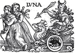 The Moon, from Guido Bonatti's Liber Astronomiae